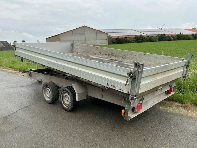 2017 humbaur htk 3500 41 2016 kipper aanhangwagen - afbeelding 2 van  10