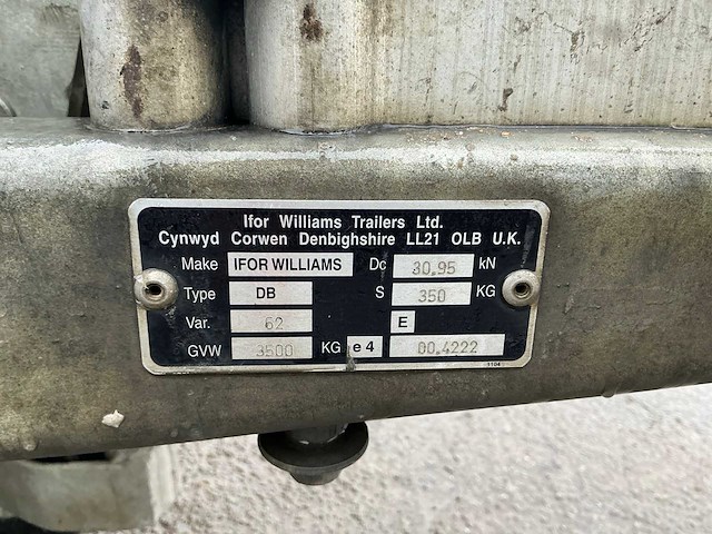 2017 i for williams tt3621 kipper aanhangwagen - afbeelding 5 van  14