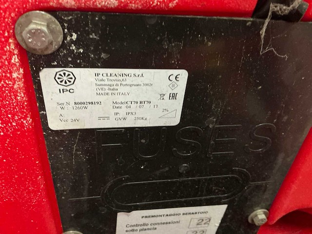 2017 ip cleaning ct70 bt70 zelfrijdende veegmachine - afbeelding 4 van  13