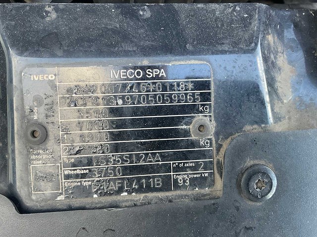 2017 iveco daily is35si2aa bedrijfswagen - afbeelding 21 van  37
