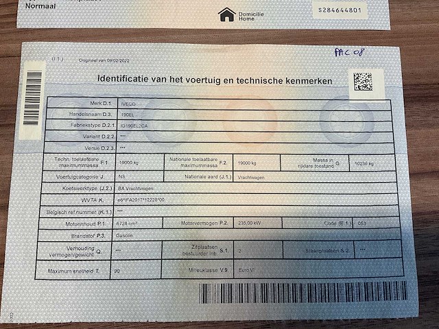 2017 iveco ig190el2ca vrachtwagen - afbeelding 39 van  40