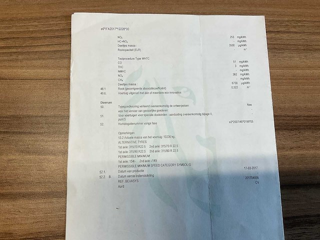 2017 iveco ig190el2ca vrachtwagen - afbeelding 26 van  40