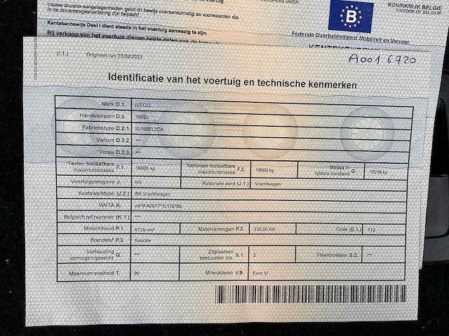 2017 iveco ig190el2ca vrachtwagen - afbeelding 24 van  31