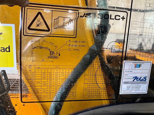 2017 jcb js130lc 4f rupsgraafmachine - afbeelding 10 van  35