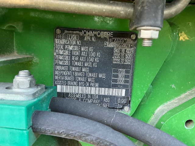 2017 john deere 4049r landbouwtractor - afbeelding 17 van  28