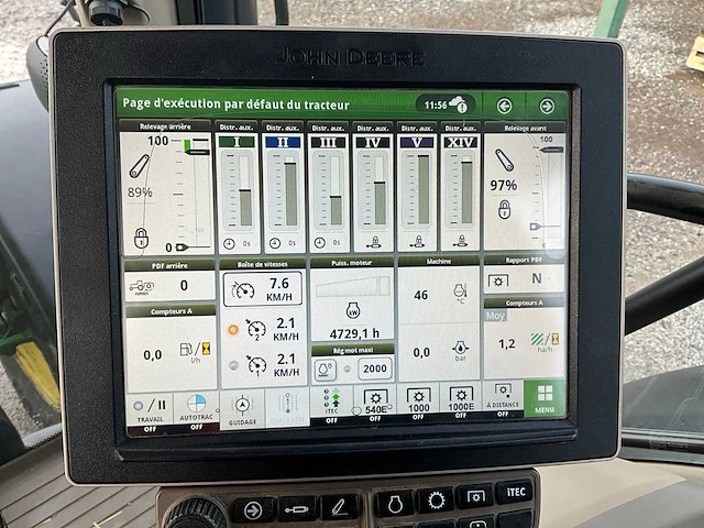 2017 john deere 6r230 vierwielaangedreven landbouwtractor - afbeelding 15 van  25