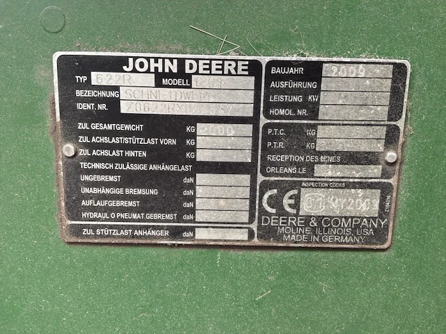 2017 john deere t560i maaidorser - afbeelding 69 van  75
