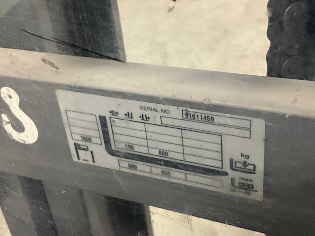 2017 jungheinrich esd 120 stapelaar - afbeelding 4 van  16