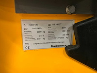 2017 jungheinrich esd 120 stapelaar - afbeelding 4 van  15