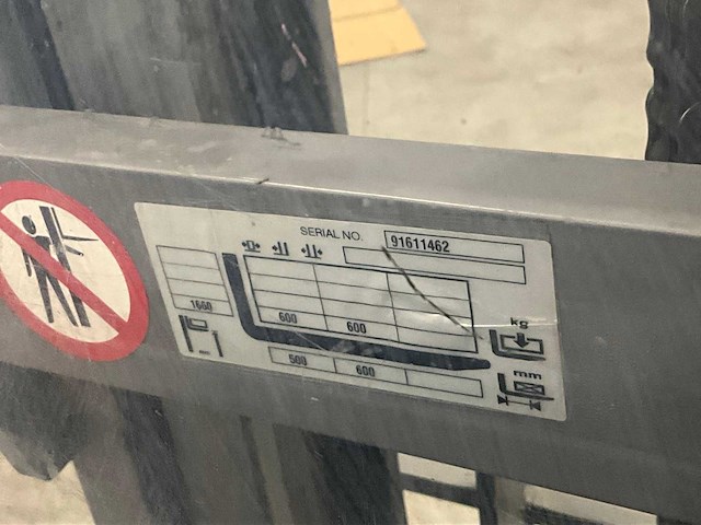 2017 jungheinrich esd 120 stapelaar - afbeelding 5 van  15