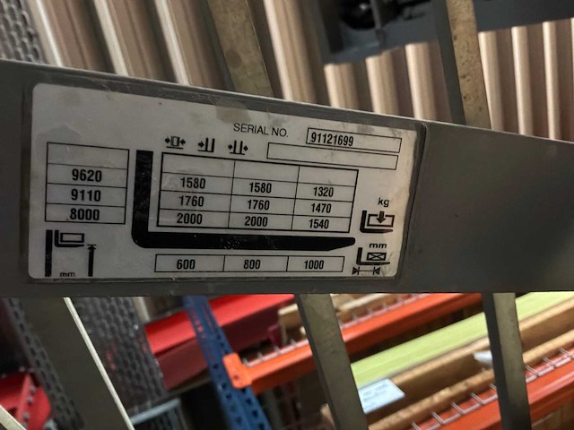 2017 jungheinrich etv325 reach truck - afbeelding 8 van  8