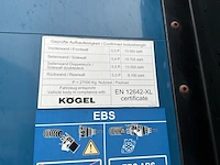 2017 kögel mega s-24-1 schuifzeiltrailer - afbeelding 11 van  23