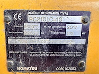 2017 komatsu pc210lc-10 rupsgraafmachine - afbeelding 2 van  7