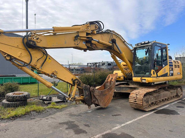 2017 komatsu pc210lc-10 rupsgraafmachine - afbeelding 9 van  12