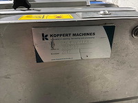 2017 koppert machines bakjesvuller transportband - afbeelding 2 van  2