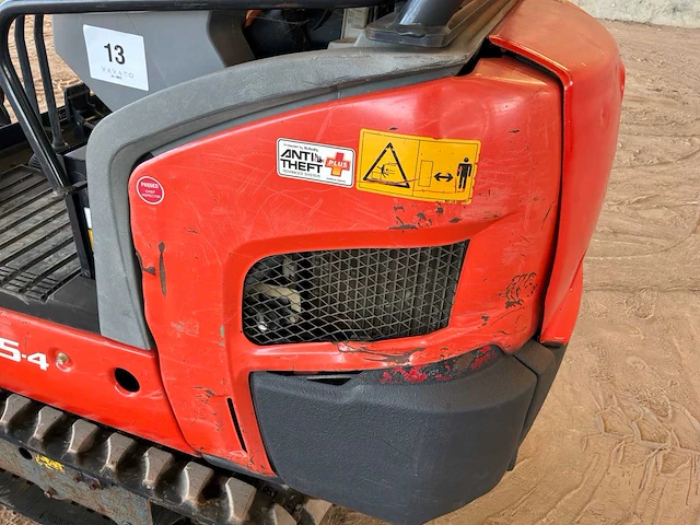 2017 kubota kx015-4 rupsgraafmachine - afbeelding 9 van  21