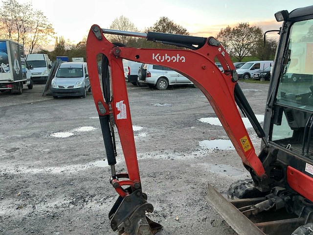 2017 kubota kx019-4 minigraafmachine - afbeelding 14 van  26