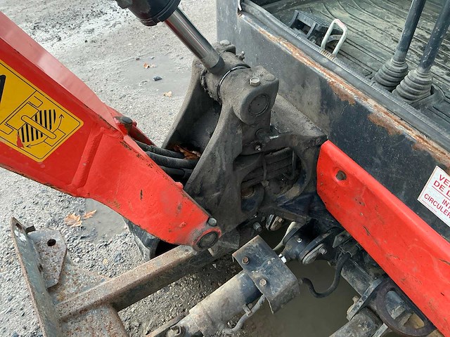 2017 kubota kx019-4 minigraafmachine - afbeelding 15 van  26