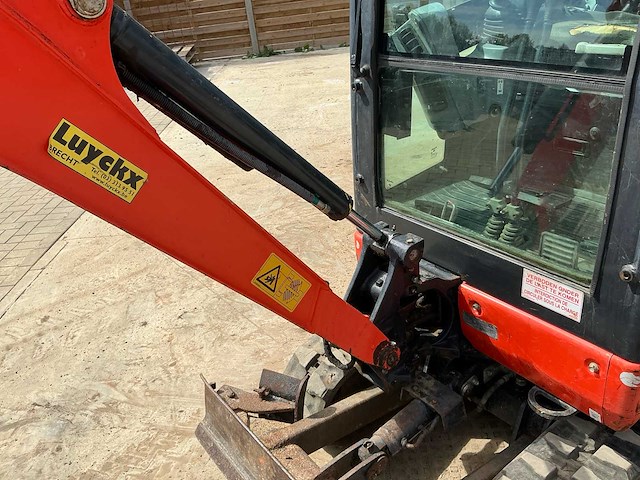 2017 kubota kx019-4 minigraafmachine - afbeelding 2 van  21