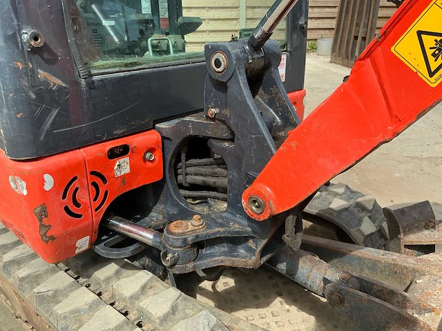 2017 kubota kx019-4 minigraafmachine - afbeelding 5 van  21