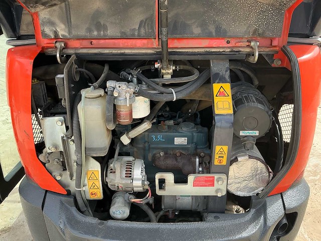 2017 kubota kx019-4 minigraafmachine - afbeelding 13 van  21