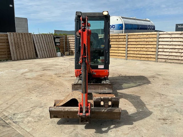 2017 kubota kx019-4 minigraafmachine - afbeelding 20 van  21