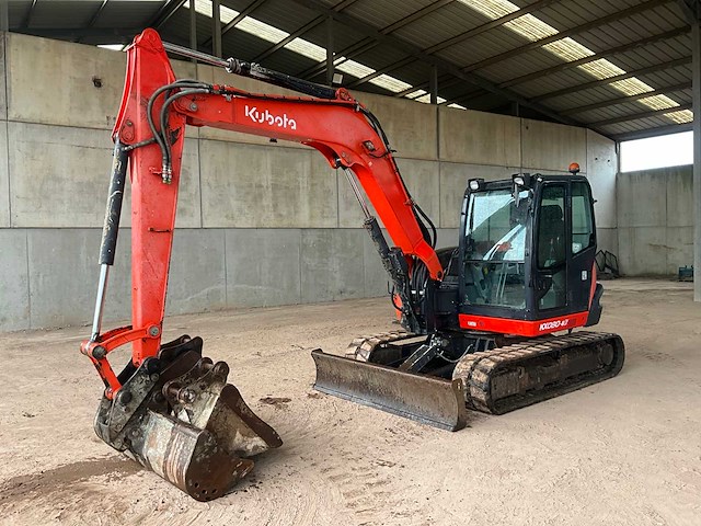 2017 kubota kx080-4 rupsgraafmachine - afbeelding 1 van  39