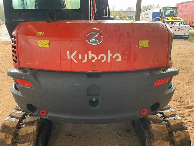 2017 kubota kx080-4 rupsgraafmachine - afbeelding 14 van  39