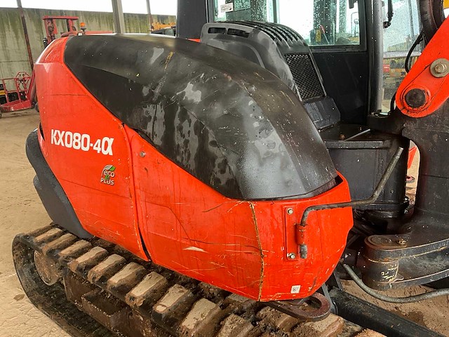 2017 kubota kx080-4 rupsgraafmachine - afbeelding 16 van  39