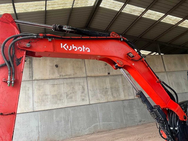 2017 kubota kx080-4 rupsgraafmachine - afbeelding 22 van  39