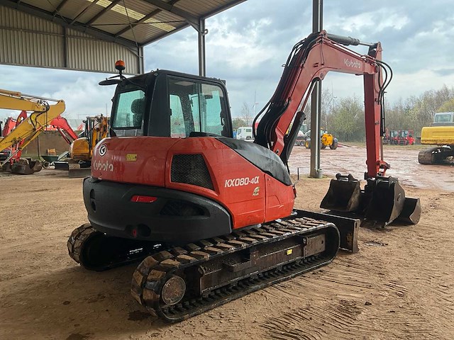 2017 kubota kx080-4 rupsgraafmachine - afbeelding 35 van  39