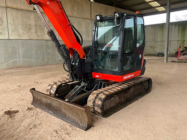2017 kubota kx080-4 rupsgraafmachine - afbeelding 38 van  39