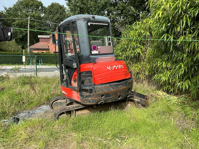 2017 kubota kx101-3 a 4 minigraafmachine - afbeelding 13 van  19