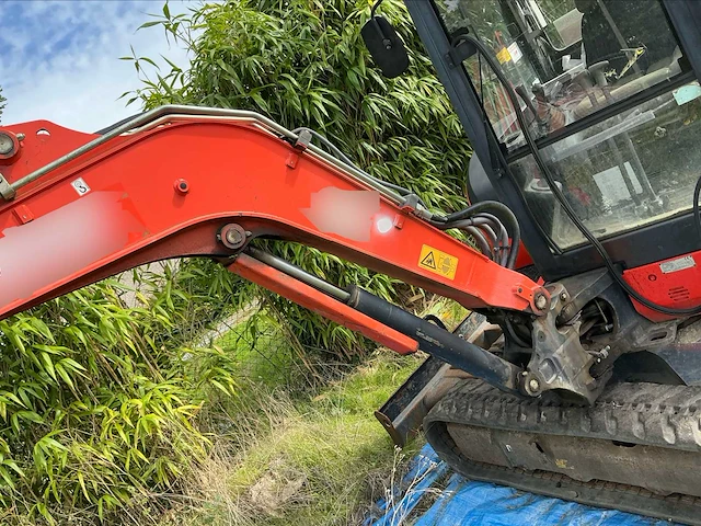 2017 kubota kx101-3 a 4 minigraafmachine - afbeelding 18 van  19