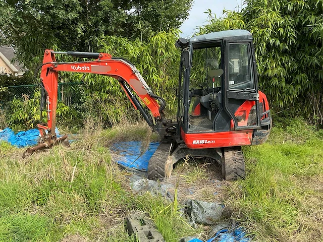 2017 kubota kx101-3 a 4 minigraafmachine - afbeelding 11 van  19