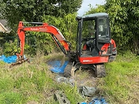 2017 kubota kx101-3 a 4 minigraafmachine - afbeelding 11 van  19