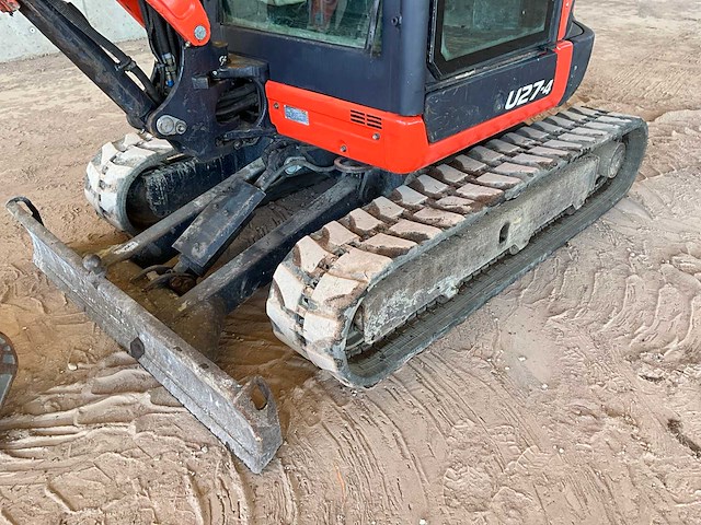 2017 kubota u27-4 minigraafmachine - afbeelding 2 van  21