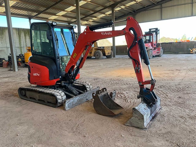 2017 kubota u27-4 minigraafmachine - afbeelding 18 van  21