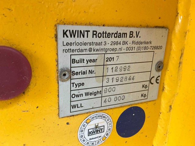 2017 kwint wll 40 t hijsbalk / evenaar - afbeelding 7 van  7
