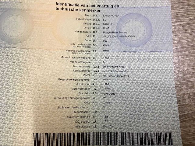 2017 land rover range rover evoque 2.0 td4 pure personenauto - afbeelding 6 van  18