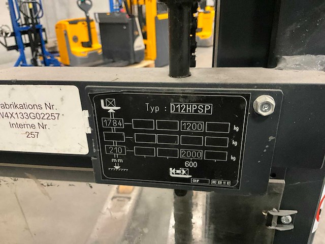 2017 linde d12hpsp orderpicker - afbeelding 9 van  10