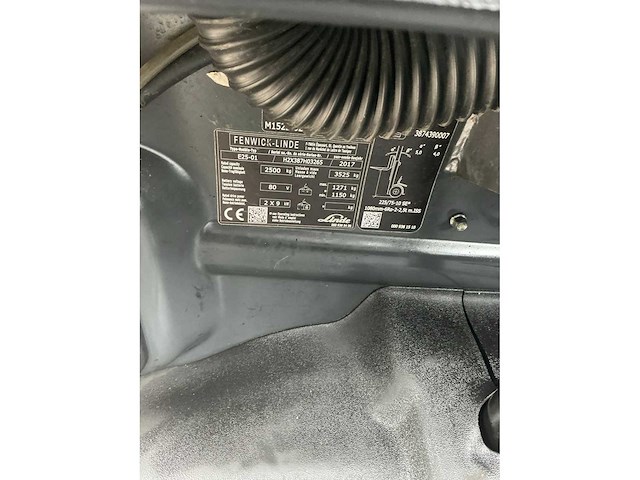 2017 linde e25-01 vorkheftruck - afbeelding 35 van  80