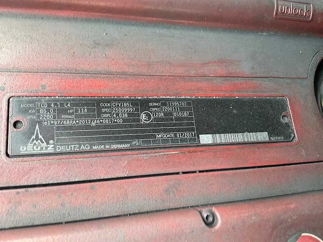 2017 linde h60d-03 vorkheftruck - afbeelding 117 van  136