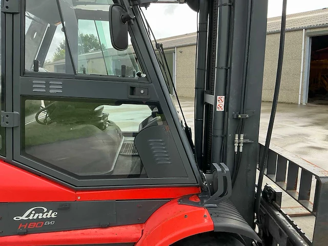 2017 linde h80d vorkheftruck - afbeelding 106 van  111