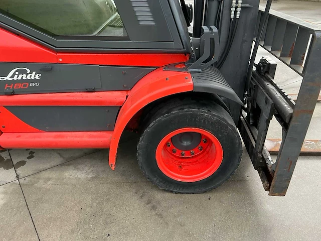 2017 linde h80d vorkheftruck - afbeelding 93 van  111