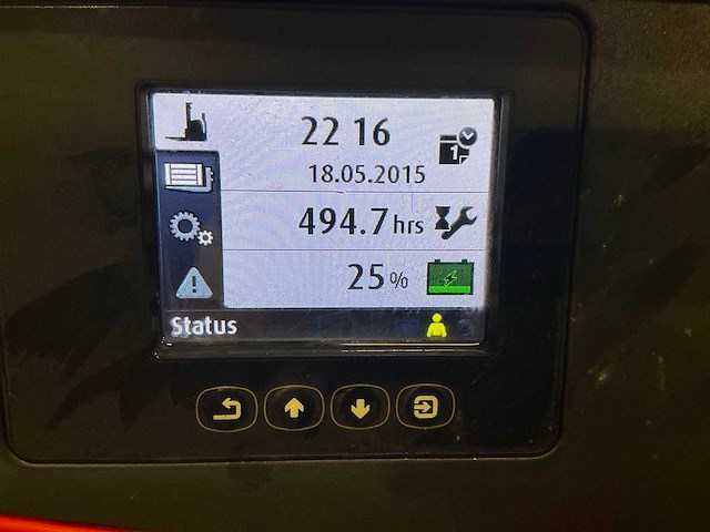 2017 linde l14 stapelaar met weegsysteem , triplex - afbeelding 1 van  3