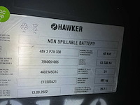 2017 linde p60 industriële trekker met 2022 accu - afbeelding 3 van  3