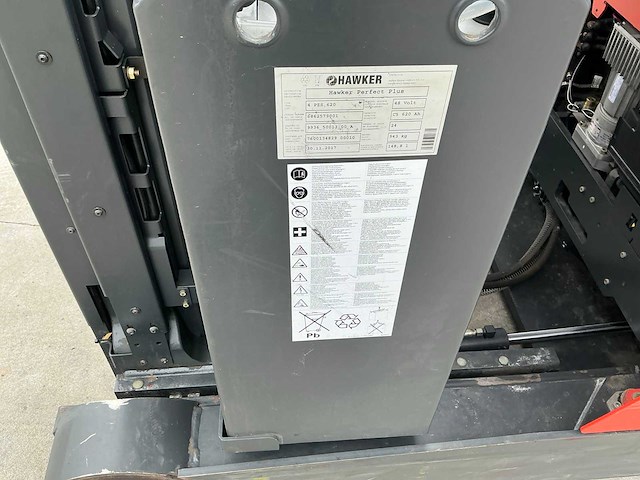 2017 linde r14 reach truck - afbeelding 38 van  43
