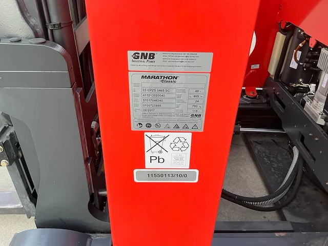2017 linde r14b-01 reach truck - afbeelding 48 van  77