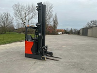 2017 linde r14hd-01 reach truck 9000 mm triplex
